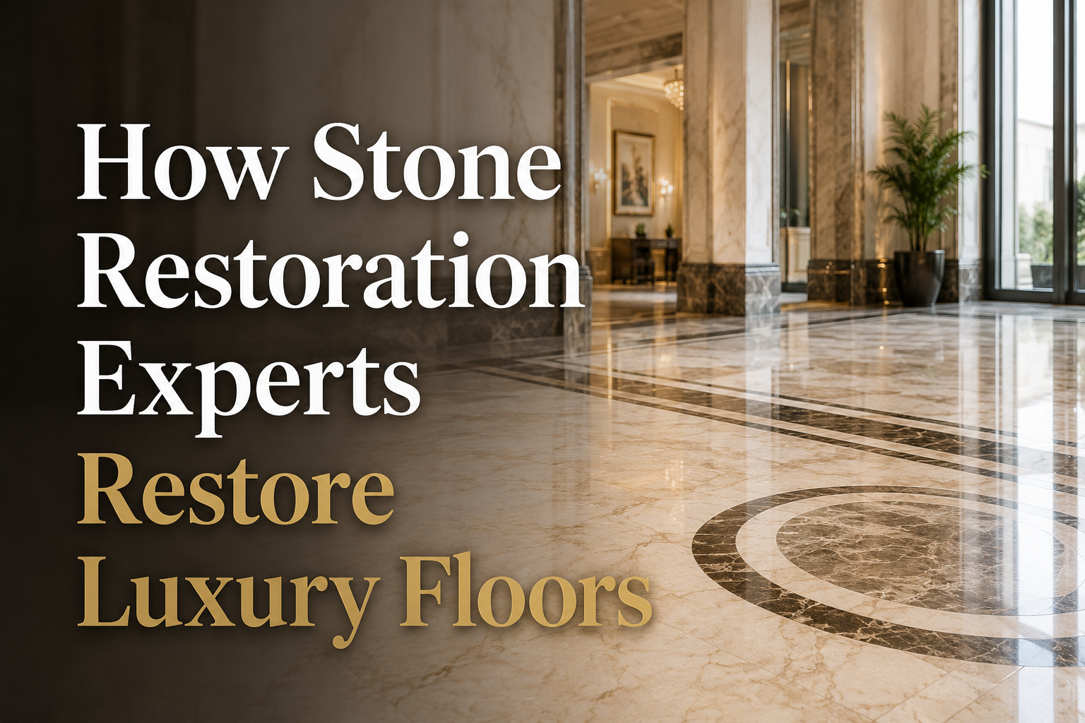 How Stone Restoration Experts Restore Luxury Floors