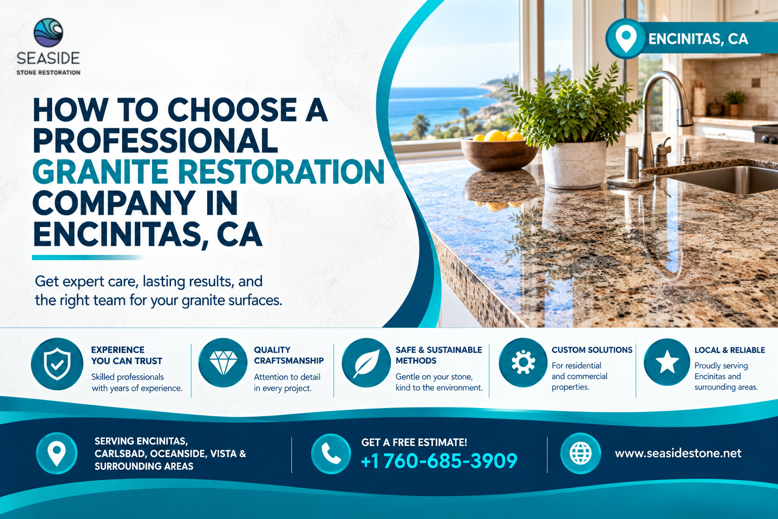 How to choose a professional granite restoration company in Encinitas, CA